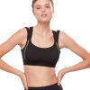 Women Lilybod Tops | Lexi-X - Black Green Neon