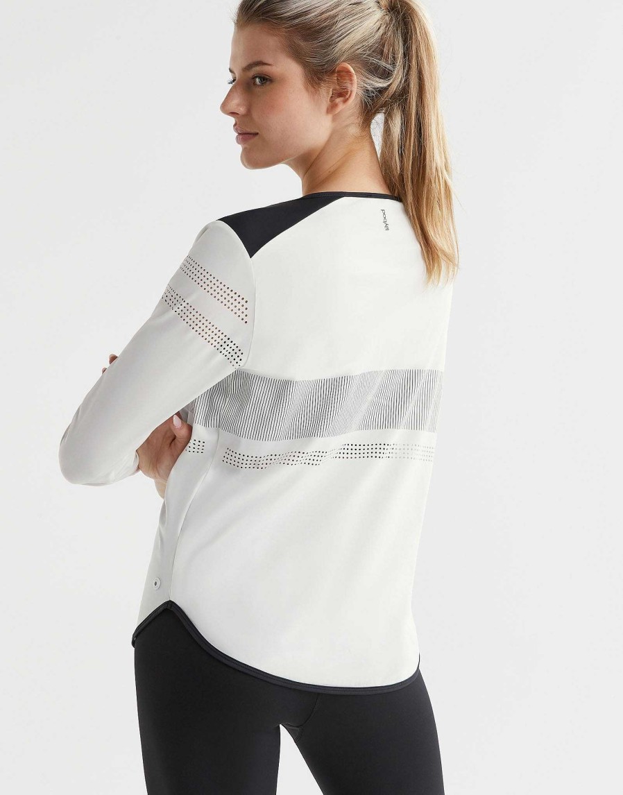 Women Lilybod Edit | Bella Long Sleeve Top - White