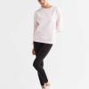 Women Lilybod Edit | Millie Sweater In Powder Pink